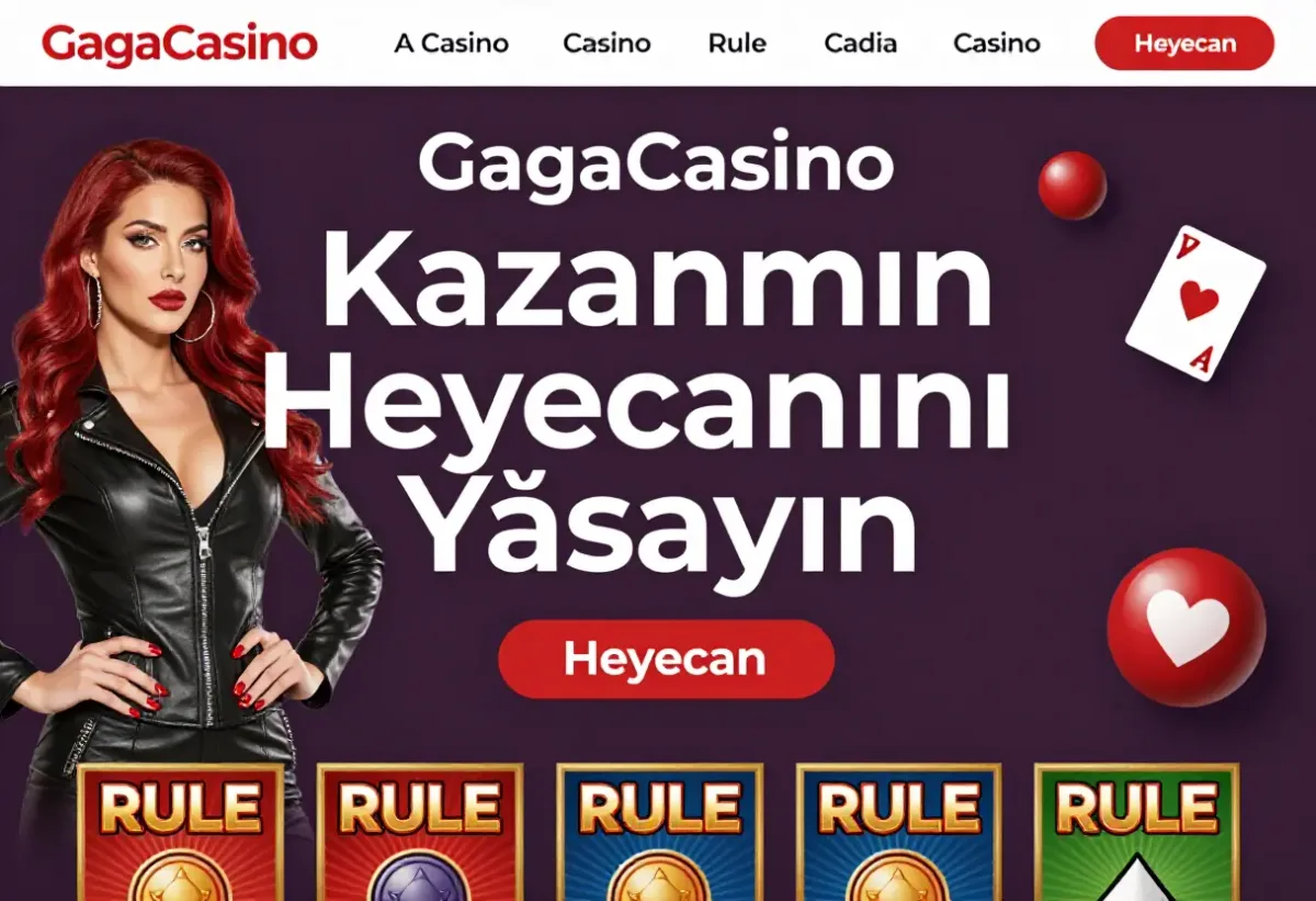 GagaCasino ile Kazanmanın Heyecanını Yaşayın - GagaCasino